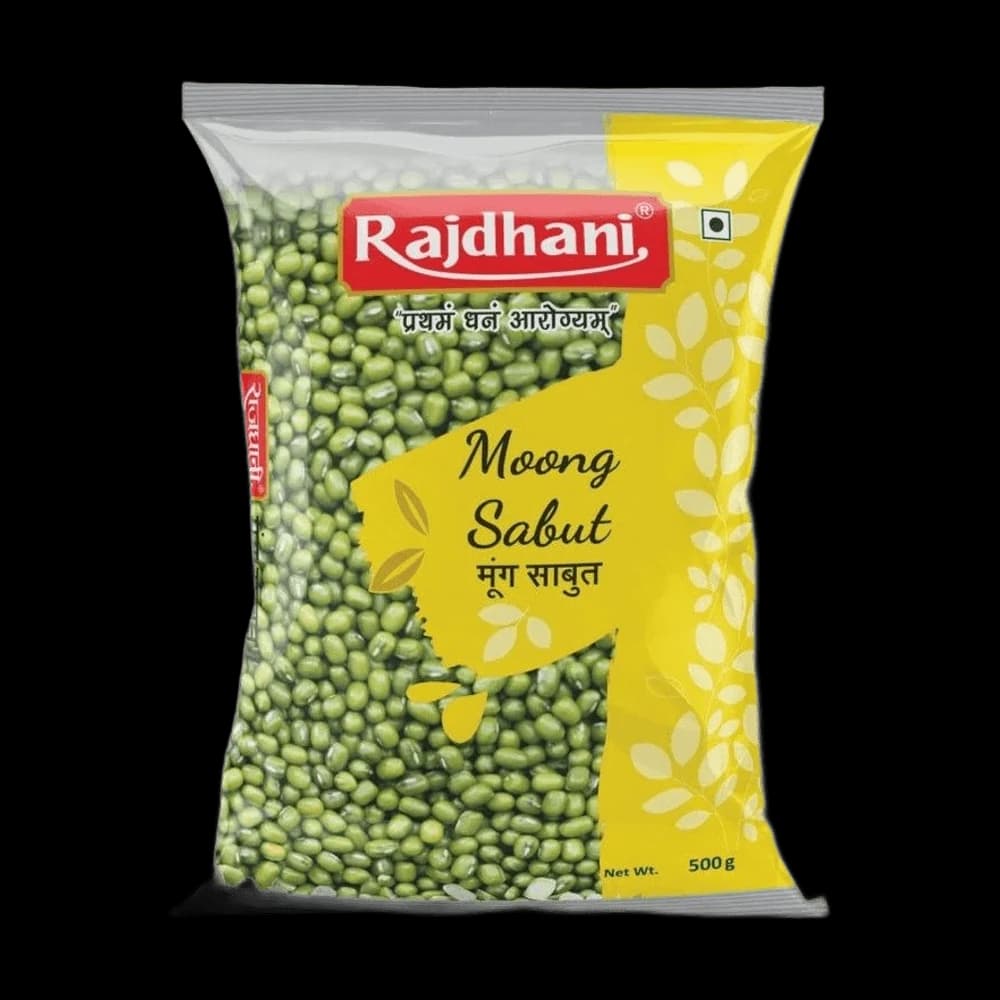 Rajdhani Green Moong Whole 1 kg